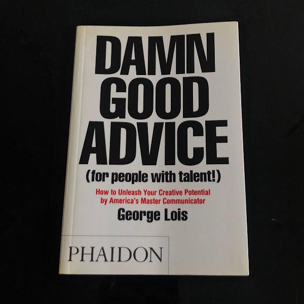 livro damn good advice (for people with talent!)