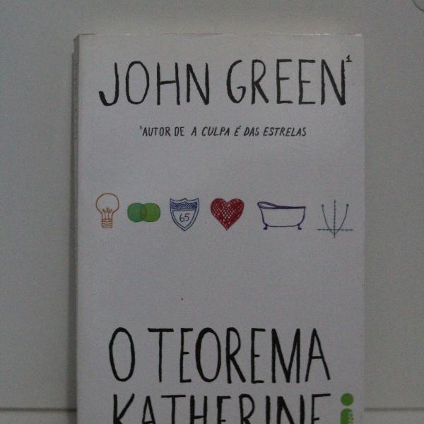 livro o teorema katherine - jonh green - usado