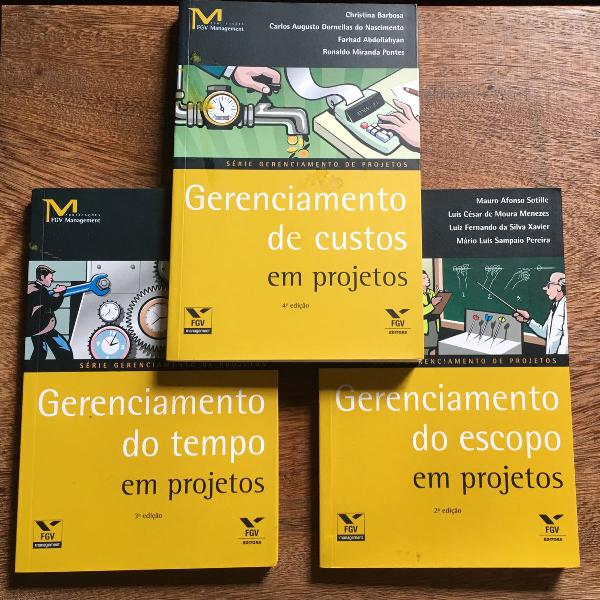 livros da série gerenciamento de projetos da fgv