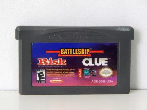 Batleship + Risk + Clue Para Gameboy Advance E Nintendo Ds