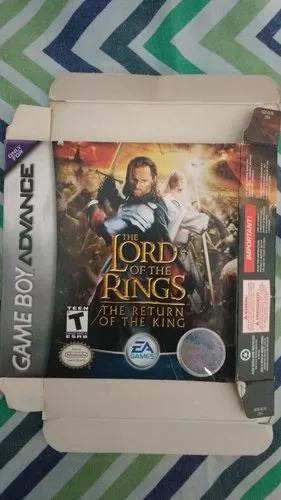 Caixa The Lord Of The Rings The Return Of The King Gba Ameri