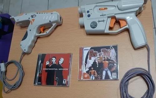 Pack 2 Pistolas Dreamcast + Confidential Mission + Hotd 2
