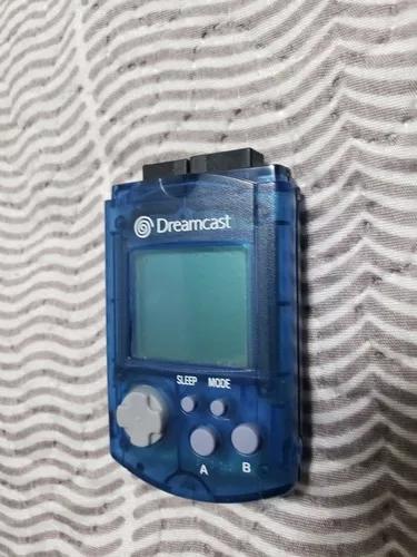 Vmu Dreamcast Original Sega Azul Translúcido