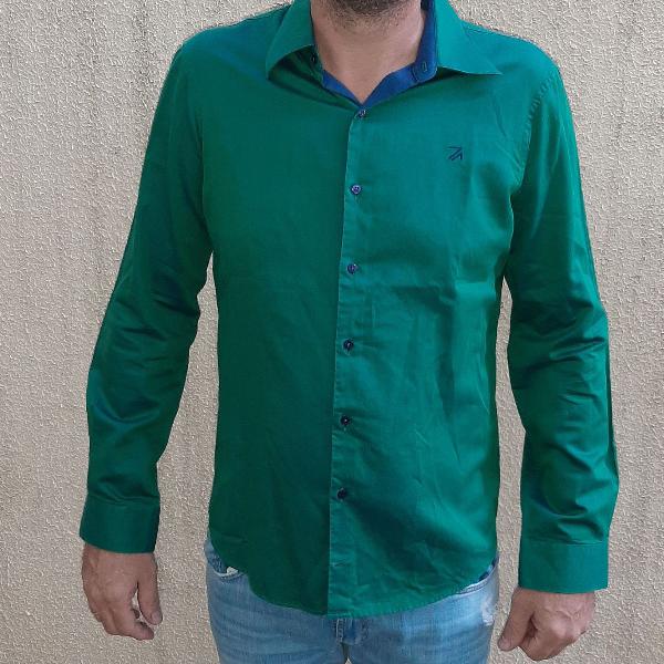 camisa verde ricardo Almeida