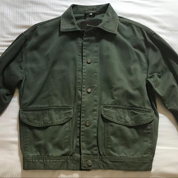 jaqueta verde militar