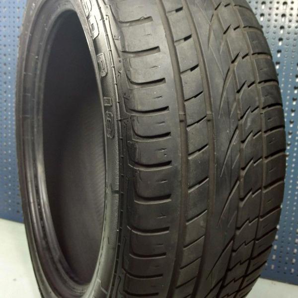 pneu 235/50r18 continental crosscontact 97v usado meia vida