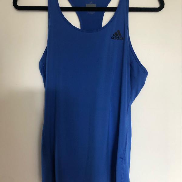 regata adidas climatize feminina cor azul