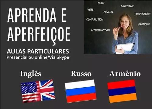 Aulas Particulares De Inglês E Russo - Via Skype R$ 30,00