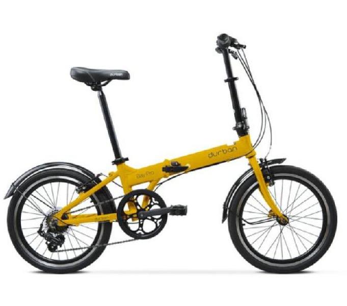 Bicicleta Dobrável Durban Amarela