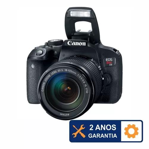 Canon T7i Wifi Com 18-135mm Is Stm + 2 Anos De Garantia +