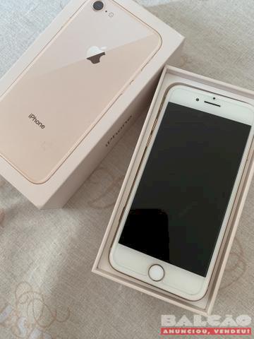 Celular IPhone 8 64 GB Gold Usado em perfeito estado