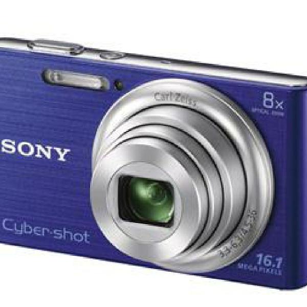 Câmera Digital Sony Cyber-shot DSC-W730 Azul com 16.1 MP,