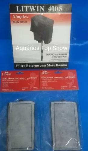 Filtro Externo Litwin 400s-110v +2 Refil