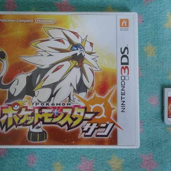 Fita 3ds Pokemon Pocket Monster Sun Japonês