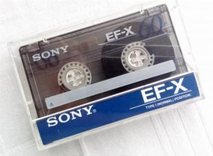 Fita cassete Sony EF-X - Japão - raridade