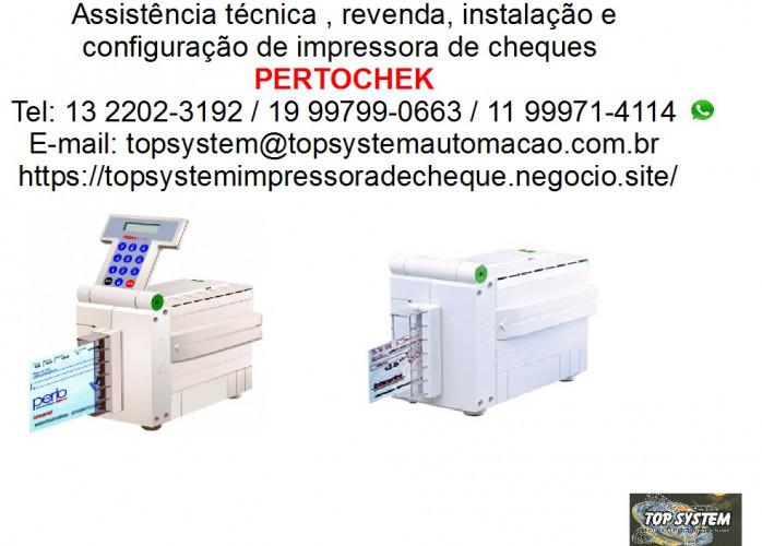 Impressora de cheque Pertochek em Campinas
