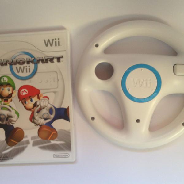 Jogo Mario kart Wii mais Volante