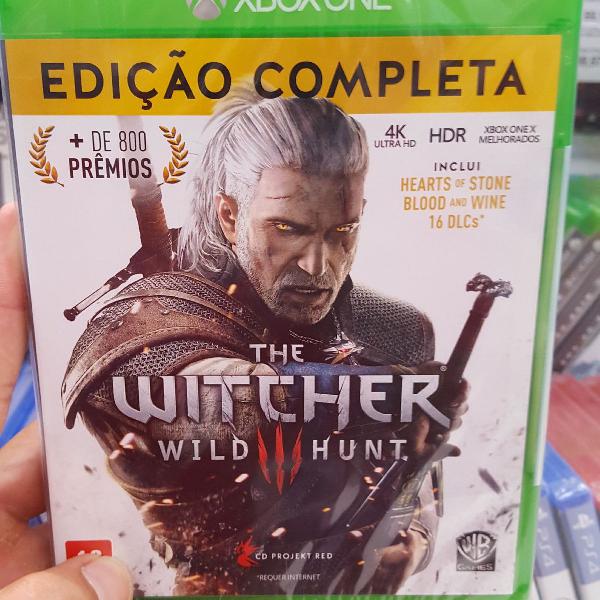 Jogo Xbox one the witcher 3 wild Hunt original lacrado