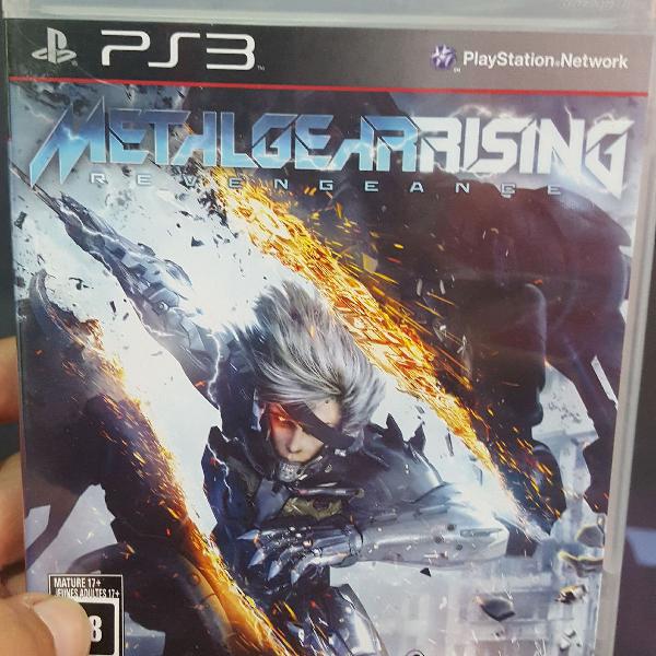 Jogo ps3 metal gear rising original lacrado