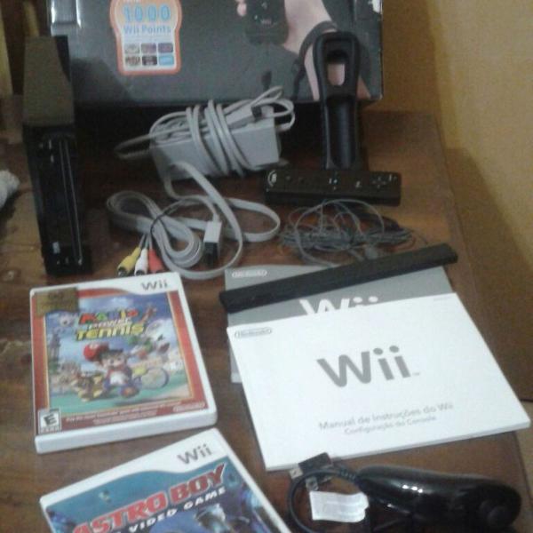 Nintendo Wii - Console + Controle + Jogos de Brinde
