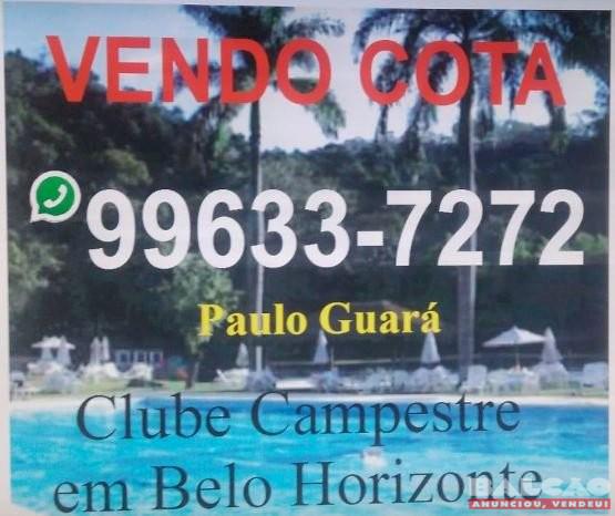 VENDE-SE COTA CLUBE CAMPESTRE