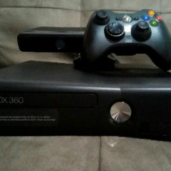 Xbox 360 + controle + Kinect + 1 jogo