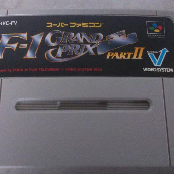 cartucho f1 grand prix part 2 super nintendo famicom