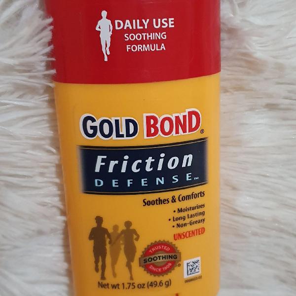 gold bond, produto para evitar fricção