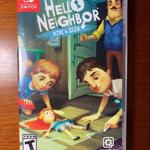 jogo hello neighbor hide &amp; seek - nintendo switch