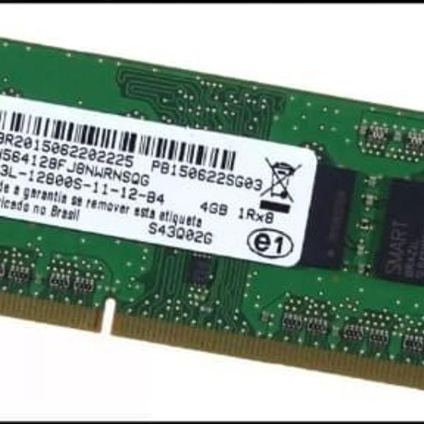 memória ram 4gb smart + hd 500 gb 2.5 + placa de rede intel