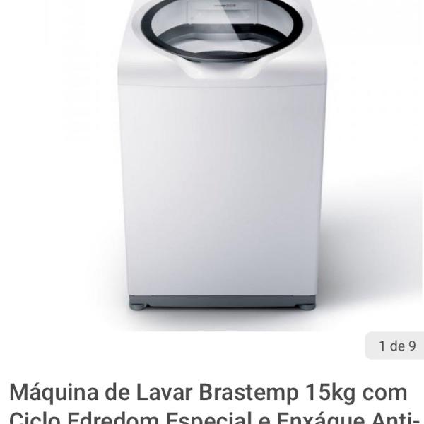 máquina de lavar brastemp 15kg - 220v