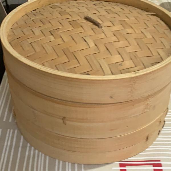 panela de bambu a vapor