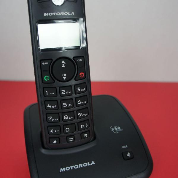 telefone digital sem fio motorola identificador de chamadas,