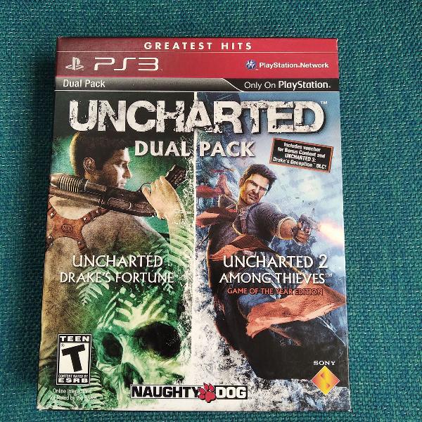uncharted dual pack - ps3