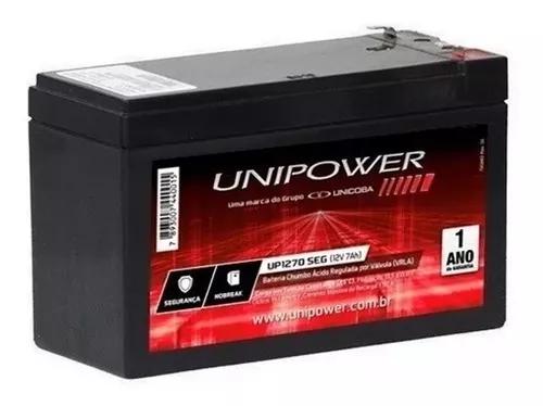 Bateria 12v 7ah Para Alarme - Unipower