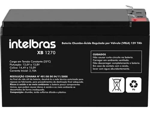 Bateria Selada Nobreak 12v 7a Intelbras Alarme Cerca Eletric