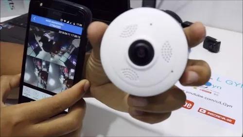 Câmera Panorâmica V380 Wifi Smart 360° Lente Olho De