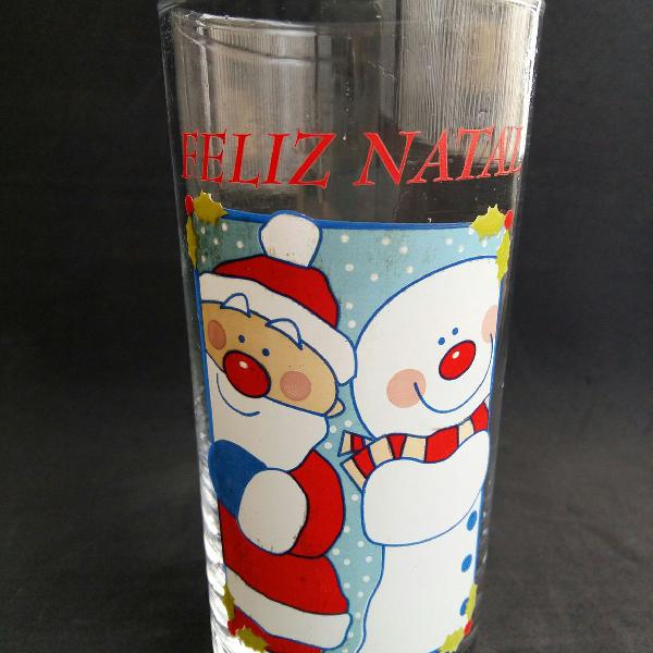 Copo de natal em vidro