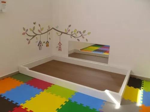 Espelho Acrílico 80x40 Quarto Do Bebê Neném Montessoriano