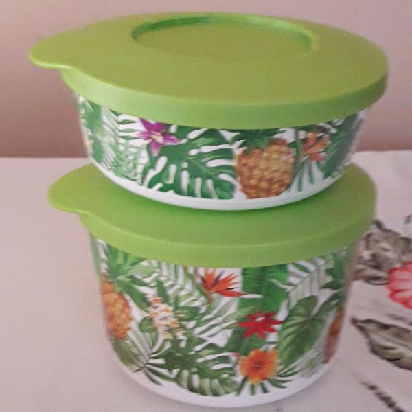 Kit tupperware abacaxi