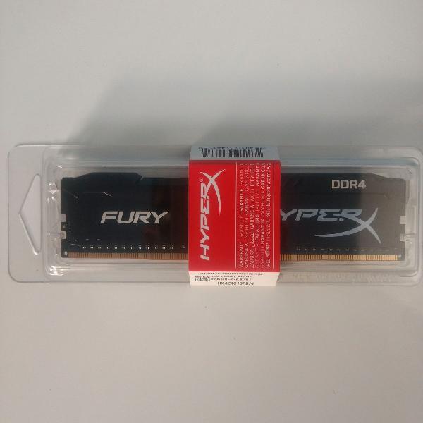 MEMÓRIA KINGSTON HYPERX FURY 4GB DDR4 2400 MHz