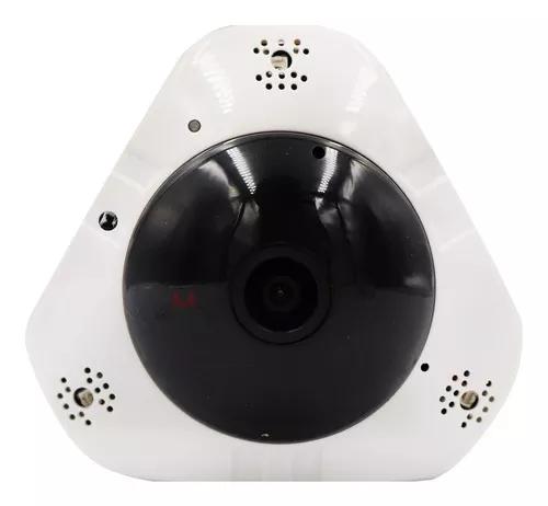 Mini Camera Panoramica Segurança 3d Wifi 360° 1.3mp Espiã