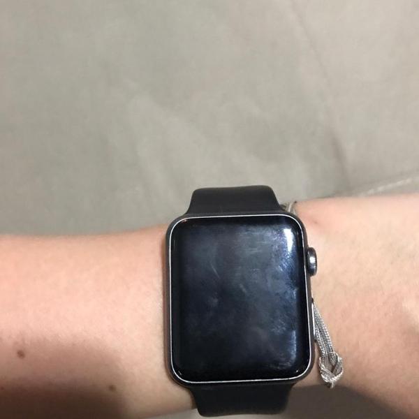 apple watch série 1 + pulseira e capinha