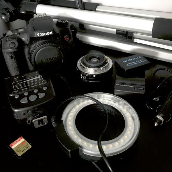 canon t6s + lente 24mm