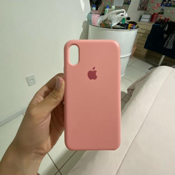 case original apple iphone x, rosa bebê!