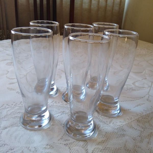 conjunto copo chopp 300ml