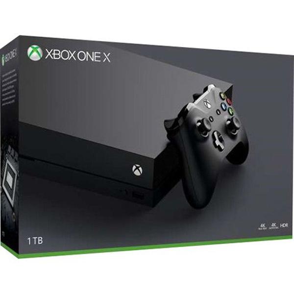 console xbox one x 1tb 4k+ controle sem fio