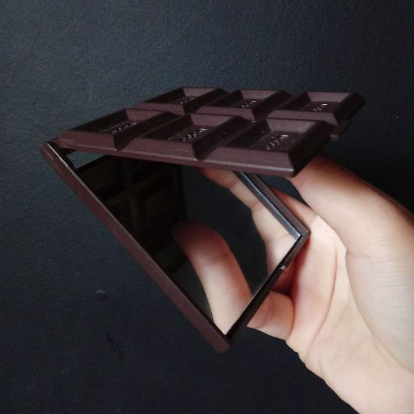 espelho de bolsa de chocolate