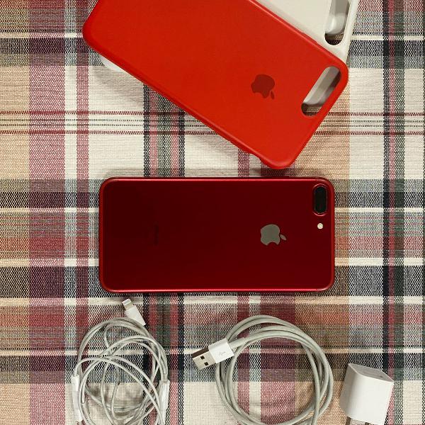 iphone 7 plus | vermelho | 128g