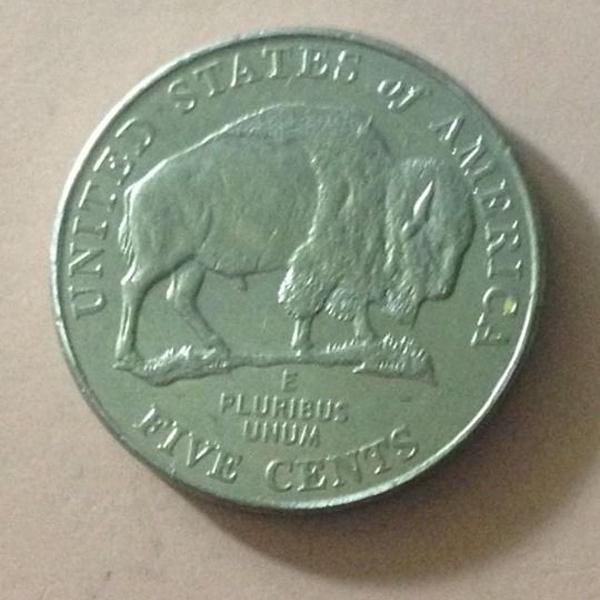 moeda 5 cents dollar dólar 2005 buffalo r$24